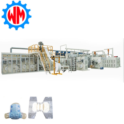 kupować Customizable High Speed 400pcs/min Adult Diaper Making Machine PLC Control with CE produkcja online