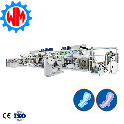 kupować High Speed Automatic Packaging Sanitary Pad Making Machine PLC Control  produkcja online
