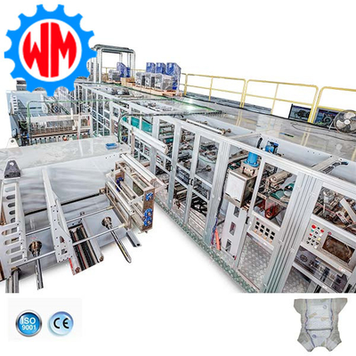Wysokiej wydajności pełna servo linia produkcyjna pieluch dla dzieci PLC globalny eksport
