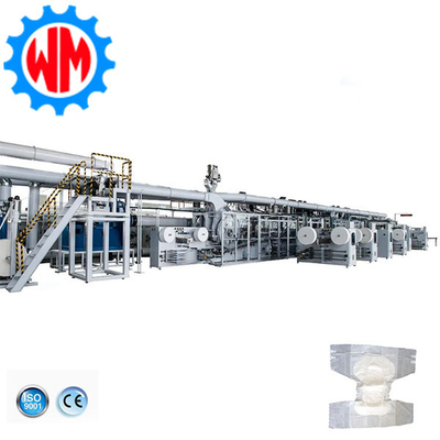 Global Export Full Servo Adult Diaper Making Machine System automatyczny z dobrą obsługą posprzedażną