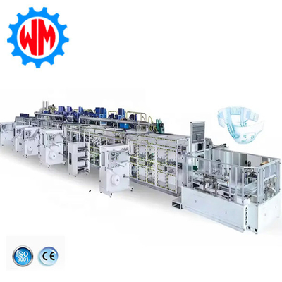 Global Export Full Servo Big Ring Waist Baby Diaper Making Machinery Zindywidualizowany z CE