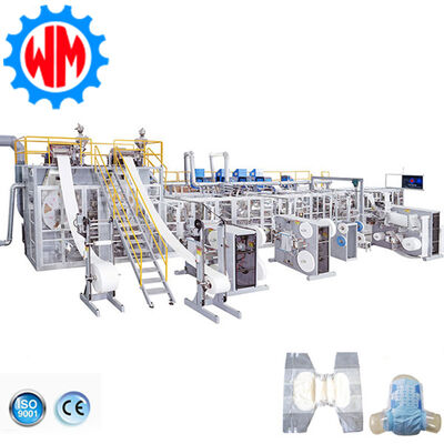 97% Qualified Rate With 250-450PCS/Min Adult Diaper Making Machine Professional Design